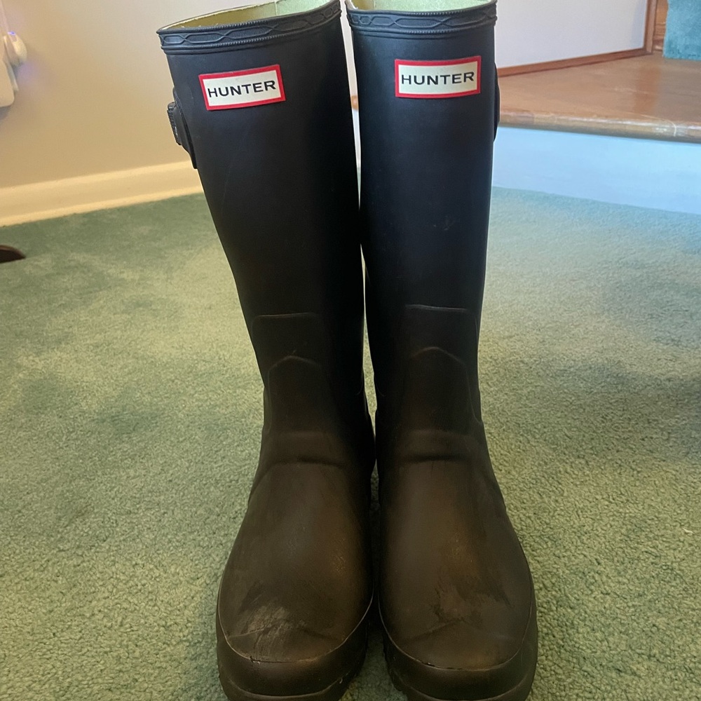 Women’s Matt Black Hunter huntress original field/rain boot